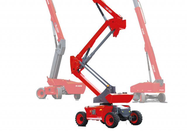 MAGNI HTBJ30RT Wheeled Telescopic Boom Lifts (2024 - 2026) Specifications & Dimensions