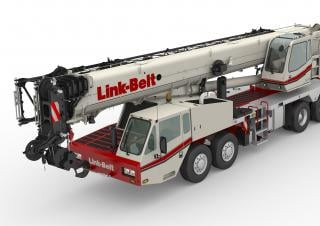 Link-Belt HTC-86110 crane - load chart, specs & dimensions (2017 - 2026)