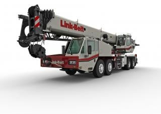 Link-Belt HTT-86100 crane - load chart, specs & dimensions (2017 - 2026)