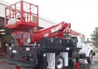 I40F HIREACH Elliott Equipment Truck Mounted Telescopic Boom Lifts