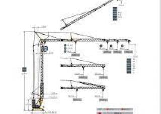 Potain IGO T 70 crane - load chart, specs & dimensions (2007 - 2012)