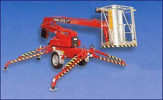 Junior DK 8 JR 10h Denka-Lift - Rothlehner Trailer Mounted Articulating Boom Lifts