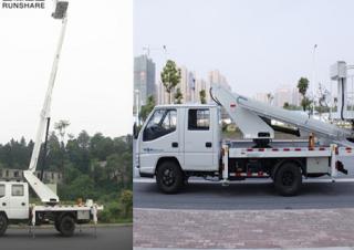 JX5060JGKS-18 Runshare Trailer Mounted Articulating Boom Lifts