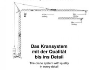 König K 1030 H (2m) FU-Hub crane - load chart, specs & dimensions (2002 - 2006)