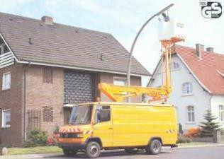 Ruthmann K 105 Trailer Mounted Articulating Boom Lifts (1990 - 1996) Specifications & Dimensions
