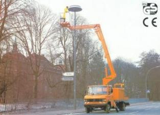 Ruthmann K 135 Trailer Mounted Articulating Boom Lifts (1999 - 2001) Specifications & Dimensions