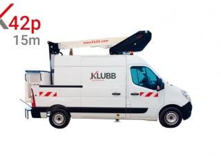 K42p Klubb Truck Mounted Telescopic Boom Lifts