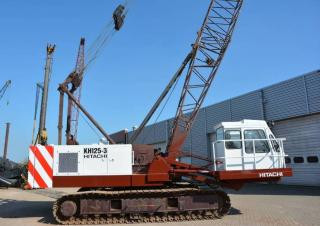 Hitachi KH 125-3 crane - load chart, specs & dimensions (1998 - 1999)