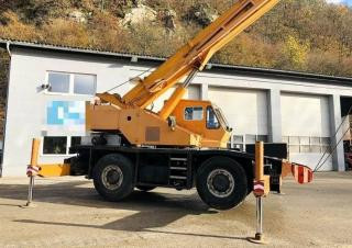 Kato KR 250 4x4 crane - load chart, specs & dimensions (2009 - 2013)