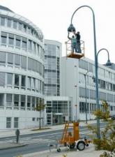 Kuli KF 10 KULI Hebezeuge – Helmut Kempkes Single Vertical Mast Boom Lifts