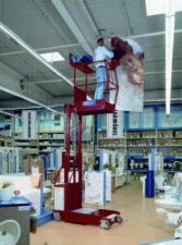 Kulilift KBE 5 KULI Hebezeuge – Helmut Kempkes Single Vertical Mast Boom Lifts