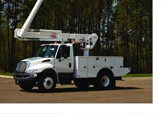 L44E Altec Trailer Mounted Articulating Boom Lifts
