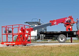 L55R HiReach Elliott Equipment Truck Mounted Telescopic Boom Lifts