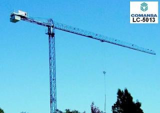 Comansa LC5013 crane - load chart, specs & dimensions (2001 - 2008)