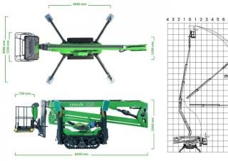 Leguan 225 Avant Tecno Wheeled Articulating Boom Lifts