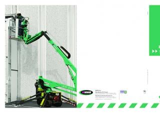 Lem 1200 Kato Imer Crawler Articulating Boom Lifts