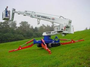 TEUPEN Leo 23 T Crawler Telescopic Boom Lifts (2002 - 2009) Specifications & Dimensions