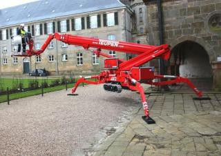 TEUPEN LEO23T Crawler Telescopic Boom Lifts (2015 - 2025) Specifications & Dimensions