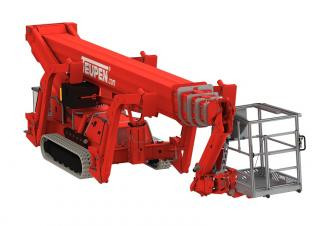 TEUPEN LEO35T Crawler Telescopic Boom Lifts (2017 - 2020) Specifications & Dimensions
