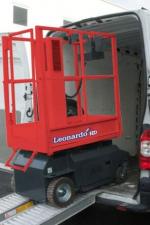 Leonardo HD Outdoor Bravi Single Vertical Mast Boom Lifts