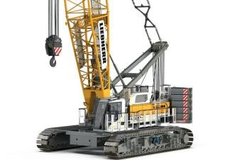 Liebherr LR 1160.1 crane - load chart, specs & dimensions (2019 - 2026)