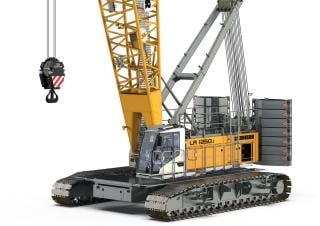 Liebherr LR 1250.1 crane - load chart, specs & dimensions (2019 - 2026)