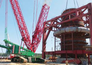 Liebherr LR 1750/2 crane - load chart, specs & dimensions (2017 - 2026)