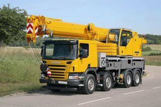 Liebherr LTF 1045-4.1 crane - load chart, specs & dimensions (2007 - 2026)