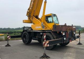 Liebherr LTL 1025 crane - load chart, specs & dimensions (1990 - 1994)