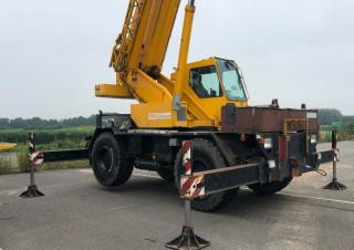 Liebherr LTL 1025 crane - load chart, specs & dimensions (1990 - 1994)