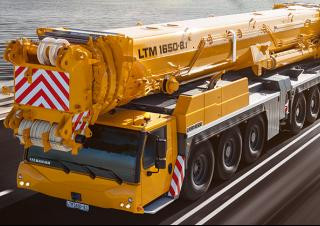 Liebherr LTM 1650-8.1 crane - load chart, specs & dimensions (2019 - 2026)