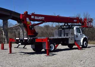 M87 HiReach Elliott Equipment Truck Mounted Telescopic Boom Lifts
