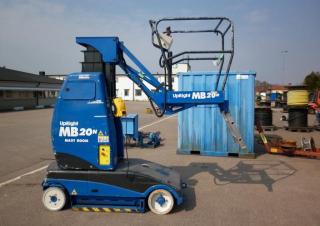 MB 20 N UpRight Single Vertical Mast Boom Lifts