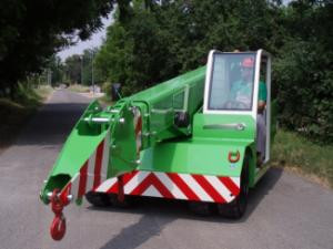 JMG MC 110 crane - load chart, specs & dimensions (2011 - 2024)
