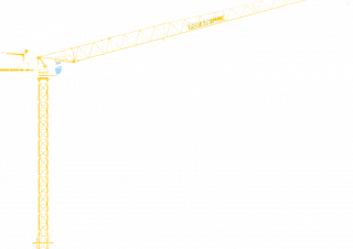 Potain MCH 125A crane - load chart, specs & dimensions (2021 - 2026)