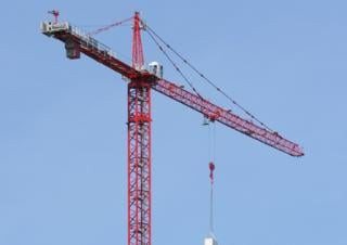 Potain MD 560 B 20 T crane - load chart, specs & dimensions (2011 - 2012)