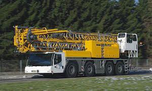 Liebherr MK 88 crane - load chart, specs & dimensions (2009 - 2012)