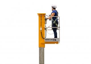 Move Up 5.6 Haulotte Single Vertical Mast Boom Lifts