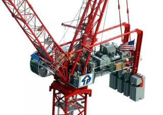 Potain MR 605 H 32 crane - load chart, specs & dimensions (2011 - 2013)