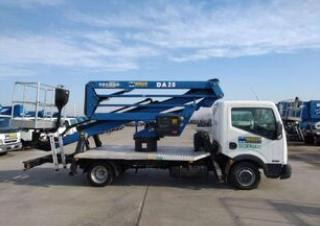 Socage Navaho DA 20 Crawler Articulating Boom Lifts (2003 - 2007) Specifications & Dimensions