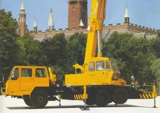 Kato NK 160 E-III crane - load chart, specs & dimensions (1987 - 1996)
