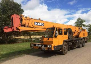 Kato NK 250 E-V crane - load chart, specs & dimensions (1992 - 1995)