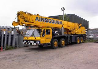 Kato NK 350 E-III crane - load chart, specs & dimensions (1989 - 1996)