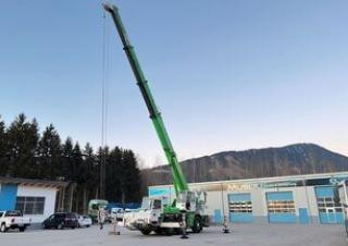 Kato NK 350 E-v crane - load chart, specs & dimensions (1996 - 2008)