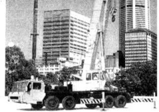 Kato NK 500 E-III crane - load chart, specs & dimensions (1989 - 1996)