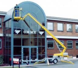Omme 1050E OMMELIFT Trailer Mounted Telescopic Boom Lifts
