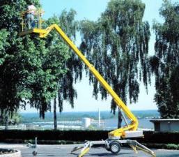 Omme 1250 EZ OMMELIFT Trailer Mounted Telescopic Boom Lifts