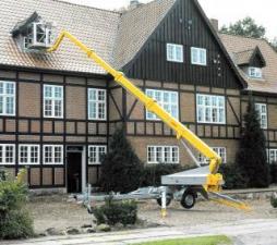 Omme 1650 EZ OMMELIFT Trailer Mounted Telescopic Boom Lifts