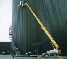 Omme 2900 EBZ OMMELIFT Trailer Mounted Telescopic Boom Lifts