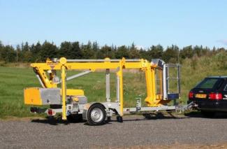 Omme Mini12EBJ OMMELIFT Trailer Mounted Telescopic Boom Lifts